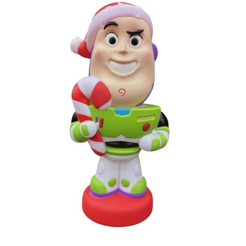 Disney Buzz Lightyear Toy Story Christmas Blow Mold Light Up Holiday Decor Gemmy